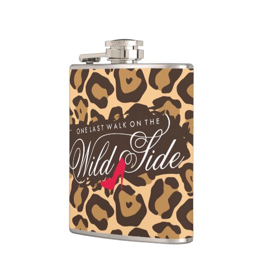 Loop op de kolf van de Wilde Side Bachelorette Heupfles (Links)