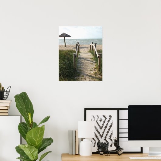 Loop op op de drukband poster (Thuiskantoor)