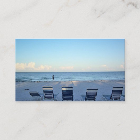 Loop op op de Visitekaartjes van de Beach (Voorkant)