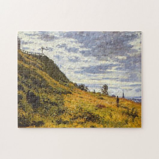 Loop op op kliffen van Sainte-Adresse Monet Fine A Legpuzzel (Horizontaal)