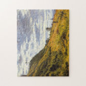 Loop op op kliffen van Sainte-Adresse Monet Fine A Legpuzzel (Verticaal)