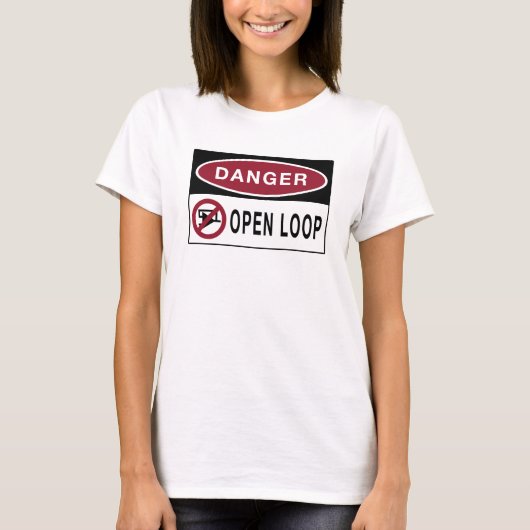Loop openen t-shirt (Voorkant)