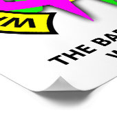 Loop Ren Voor De Genezing Funny Print Poster Bord  (Hoek)