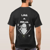 LOOP RUSTIG WEG ALS EEN STERK MAN T-SHIRT (Achterkant)