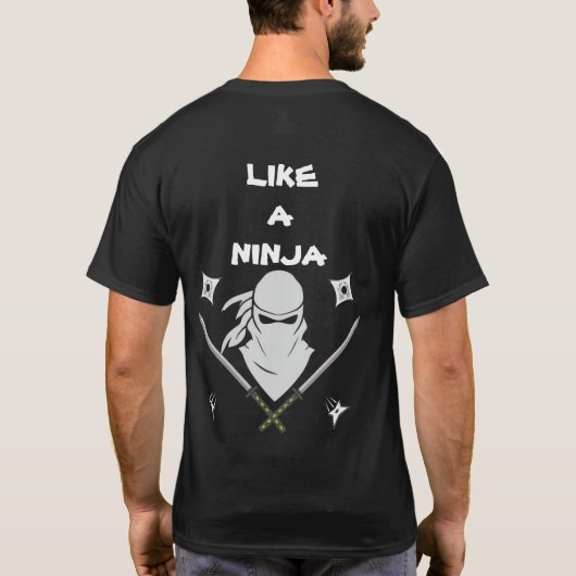 LOOP RUSTIG WEG ALS EEN STERK MAN T-SHIRT (Achterkant)