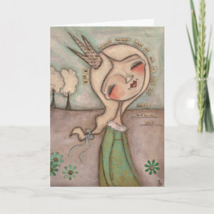 Loop Uw Eigen Manier - Wenskaart Kaart