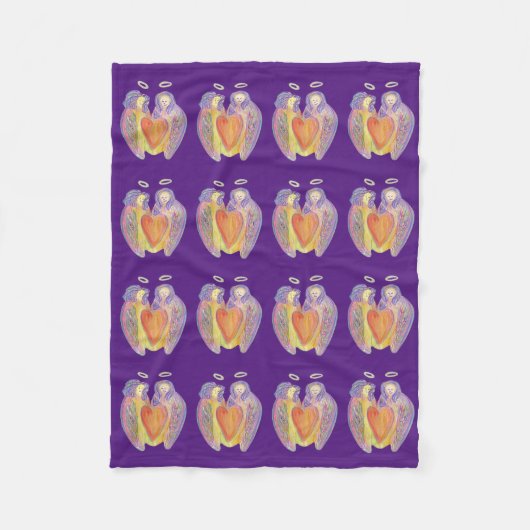 Loop van Kind Guardian Angels Art Fleece Blanket Deken (Voorkant)