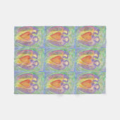 Loop van Kind Guardian Angels Art Fleece Blankets Deken (Voorkant (Horizontaal))