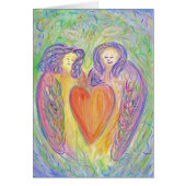 Loop van Kindness Guardian Angels Art Wenskaarten (Voorkant)