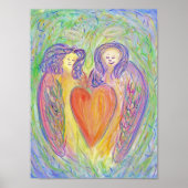 Loop van Kindness Guardian Angels Poster Art Print (Voorkant)
