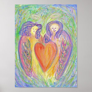 Loop van Kindness Guardian Angels Poster Art Print
