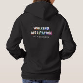 Loop voor de wereld met liefde in de baai hoodie (Achterkant)