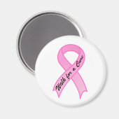 Loop voor een Cure Pink Ribbon Magnet (Voorkant / Achterkant)