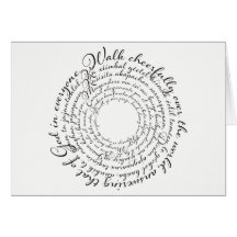 Loop vrolijk George Fox Quote Kaart