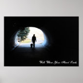 Loop waar je hart leidt poster (Voorkant)