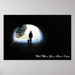 Loop waar je hart leidt poster