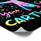 Loop wanneer je kunt Cartwheel Gymnast Gymnastic T Poster (Hoek)