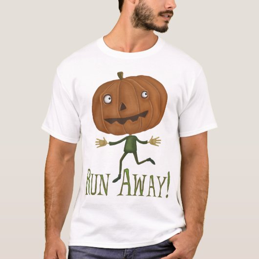 Loop weg met pompoen Vernietigd T-shirt (Voorkant)