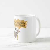 Loop weg Turkije Thanksgiving shirt Koffiemok (Voorkant rechts)