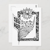 Loop weg van degenen die proberen om uw vleugels c briefkaart (Voorkant / Achterkant)