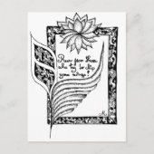 Loop weg van degenen die proberen om uw vleugels c briefkaart (Voorkant)