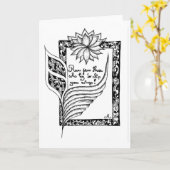 Loop weg van degenen die proberen om uw vleugels c kaart (Gele Bloem)