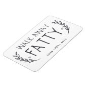 Loop weg Vette Koelkast Magneet (Linkerzijde)