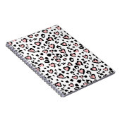 Loopard of jaguar naadloos patroon, getextureerde  notitieboek (Rechterzijde)