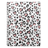 Loopard of jaguar naadloos patroon, getextureerde  notitieboek (Voorkant)