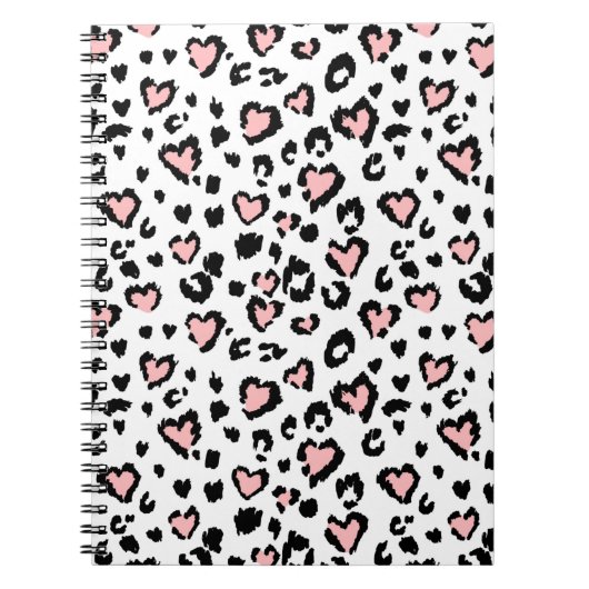 Loopard of jaguar naadloos patroon, getextureerde  notitieboek (Voorkant)