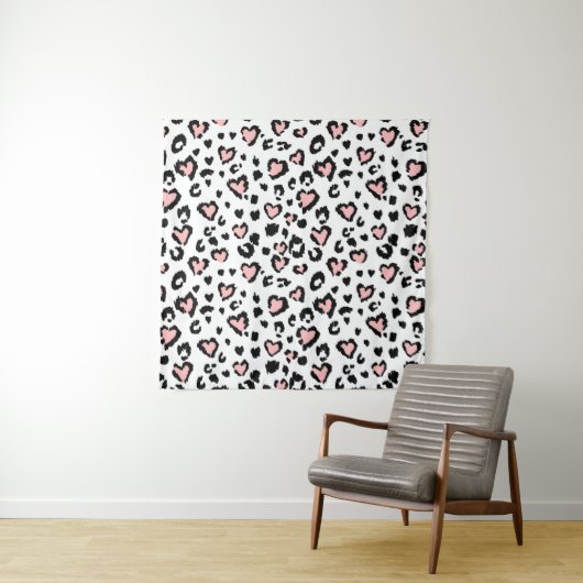 Loopard of jaguar naadloos patroon, getextureerde  wandkleed (In situ)