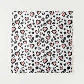 Loopard of jaguar naadloos patroon, getextureerde  wandkleed (Voorkant)