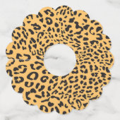 Loopard Texture Wijnglaslabel (Voorkant)