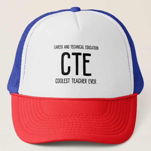 Loopbaan en technisch onderwijs trucker pet (Voorkant)