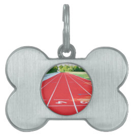 Loopbaan en veld huisdieren naamplaatje