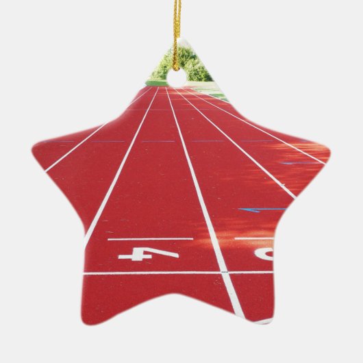 Loopbaan en veld keramisch ornament (Voorkant)