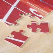 Loopbaan en veld legpuzzel (Zijkant)