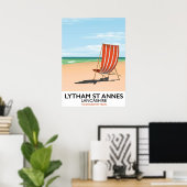 Loopbaan Lytham St Annes Lancashire Poster (Thuiskantoor)