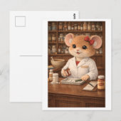 Loopbaan Muis als Apotheker Briefkaart (Voorkant / Achterkant)