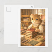 Loopbaan Muis als Boekbinder Briefkaart (Voorkant / Achterkant)
