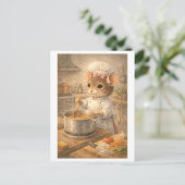 Loopbaan Muis als Chef Briefkaart (Staand voorkant)