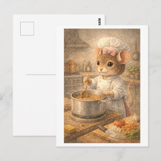 Loopbaan Muis als Chef Briefkaart (Voorkant / Achterkant)