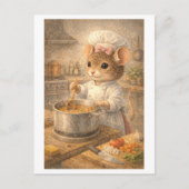 Loopbaan Muis als Chef Briefkaart (Voorkant)