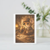 Loopbaan Muis als detective Briefkaart (Staand voorkant)