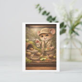 Loopbaan Muis als Dierenverzorger Briefkaart (Staand voorkant)
