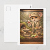 Loopbaan Muis als Dierenverzorger Briefkaart (Voorkant / Achterkant)