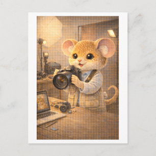 Loopbaan Muis als Fotograaf Briefkaart