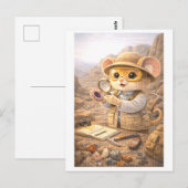 Loopbaan Muis als geoloog Briefkaart (Voorkant / Achterkant)