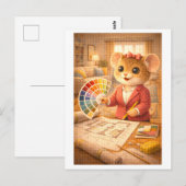 Loopbaan Muis als Interieurontwerper Briefkaart (Voorkant / Achterkant)