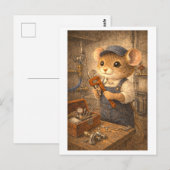 Loopbaan Muis als Loodgieter Briefkaart (Voorkant / Achterkant)